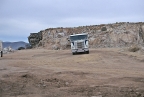 Eagle nest in quarry