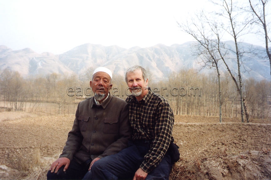 Alan Gates and Chinese falconer