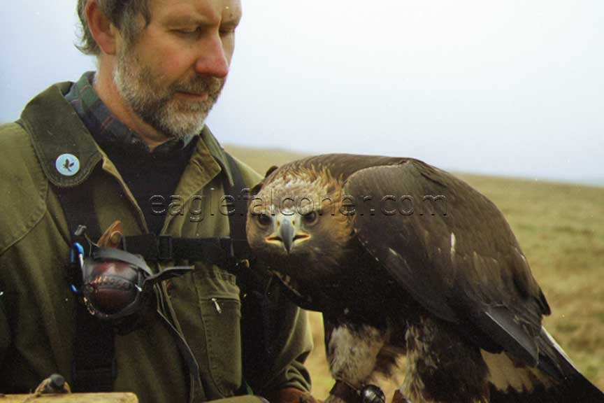 Alan Gates with Golden Eagle