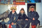 Mongolian eaglehunter family